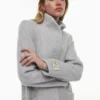 Cocoon lang frakk – ull og kashmir Cocoon lang frakk – ull og kashmir