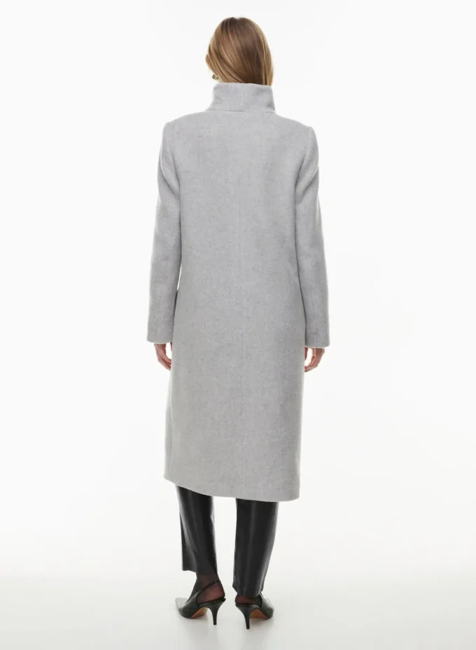 Cocoon lang frakk – ull og kashmir Cocoon lang frakk – ull og kashmir