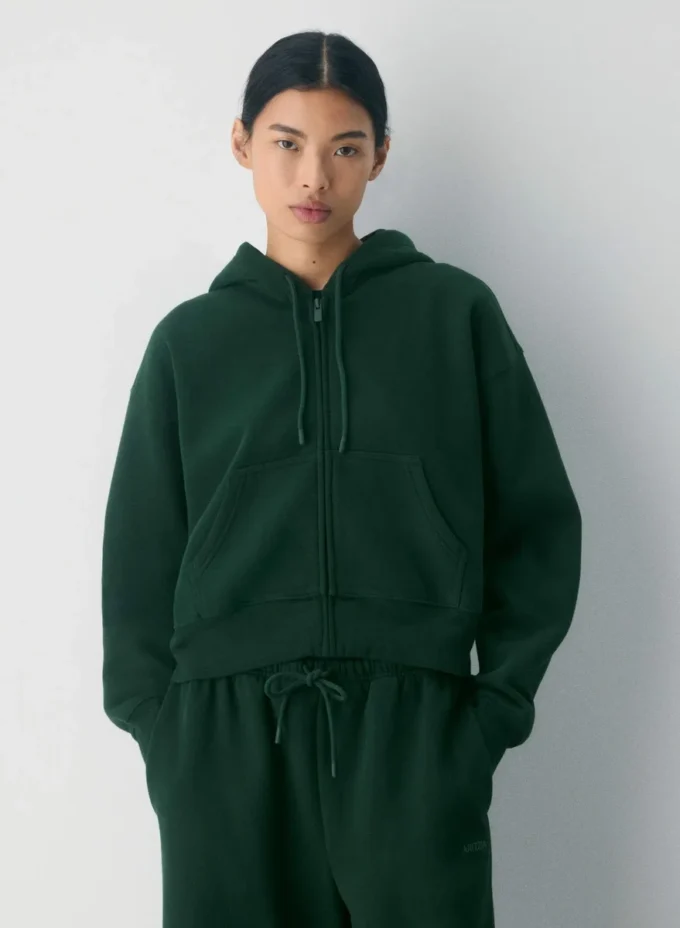 Cozy Sweatfleece Boyfriend Boxy Zip Hoodie Cozy Sweatfleece Boyfriend Boxy Zip Hoodie