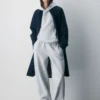Cozy Sweatfleece Mega Barrel Zip Sweatpant
