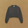 Cozy Sweatfleece Perfect Crew Crop Sweatshirt Cozy Sweatfleece Perfect Crew Crop Sweatshirt