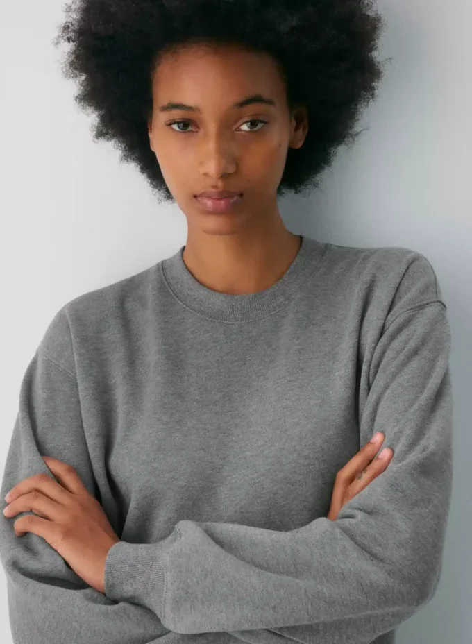 Cozy Sweatfleece Perfect Crew Sweatshirt Cozy Sweatfleece Perfect Crew Sweatshirt