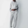 Cozy Sweatfleece Perfect Crop Hoodie Cozy Sweatfleece Perfect Crop Hoodie