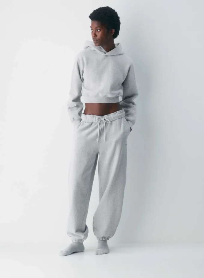 Cozy Sweatfleece Perfect Crop Hoodie Cozy Sweatfleece Perfect Crop Hoodie