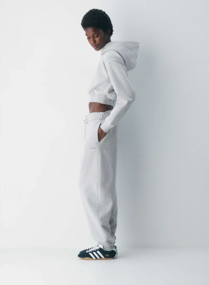 Cozy Sweatfleece Perfect Crop Hoodie Cozy Sweatfleece Perfect Crop Hoodie