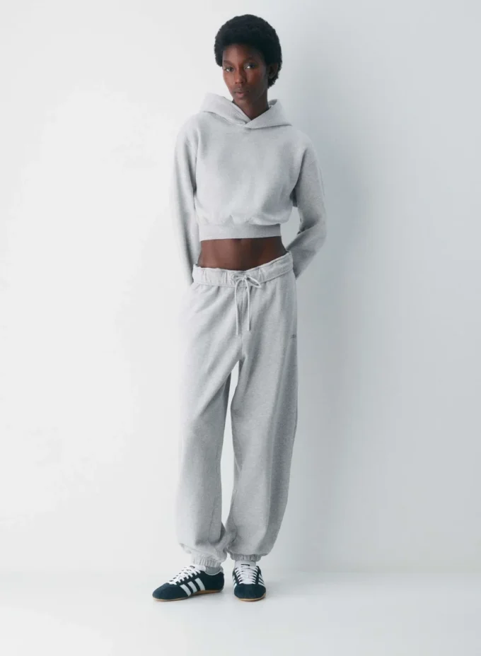 Cozy Sweatfleece Perfect Crop Hoodie Cozy Sweatfleece Perfect Crop Hoodie