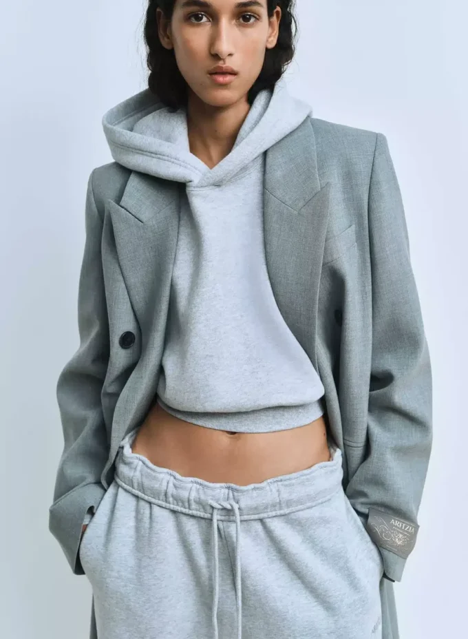 Cozy Sweatfleece Perfect Crop Hoodie Cozy Sweatfleece Perfect Crop Hoodie