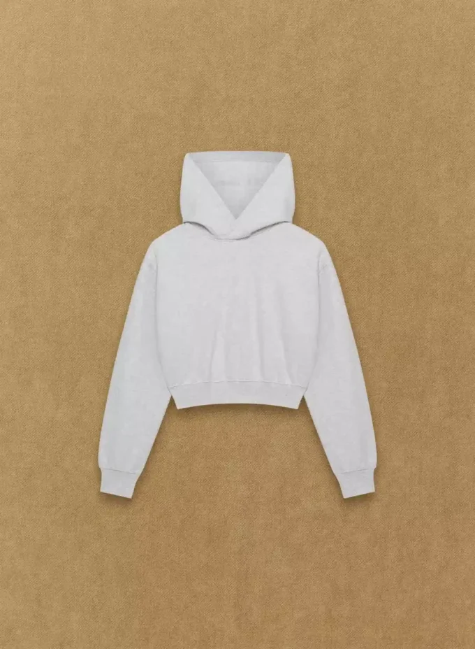 Cozy Sweatfleece Perfect Crop Hoodie Cozy Sweatfleece Perfect Crop Hoodie