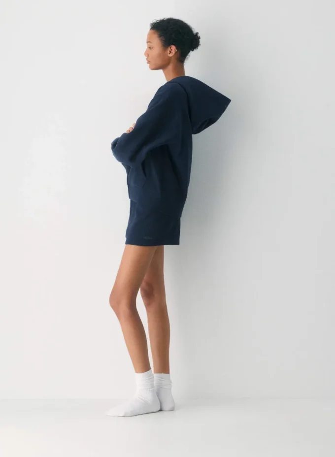 Cozy Sweatfleece Perfekte mini-shorts med høy midje Cozy Sweatfleece Perfekte mini-shorts med høy midje