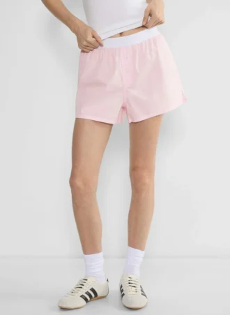 Dally Poplin Banded Boxer Short