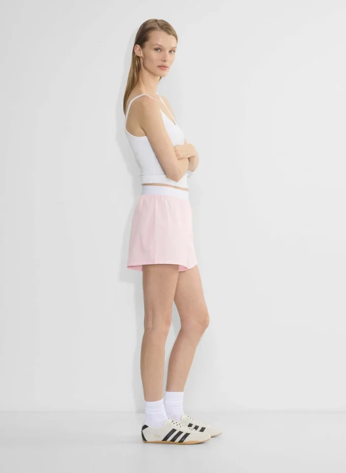 Dally Poplin Banded Boxer Short