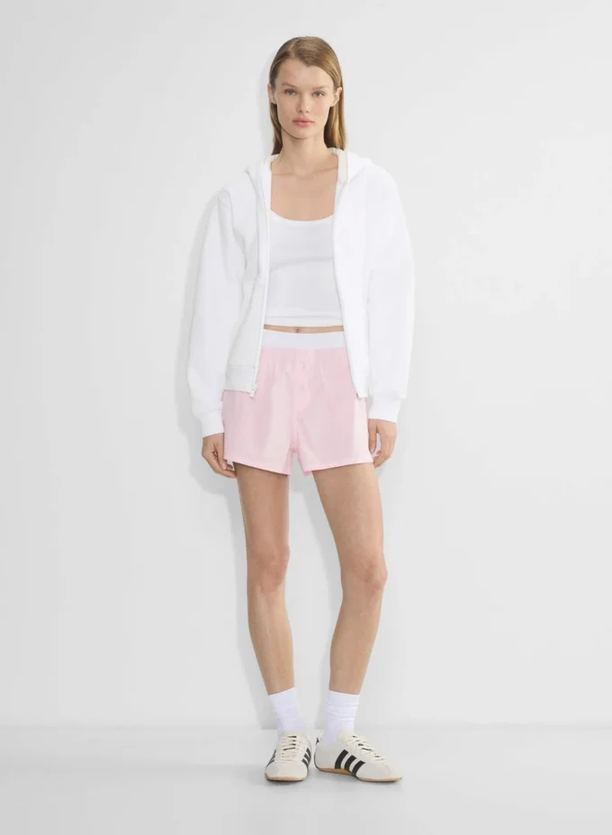 Dally Poplin Banded Boxer Short