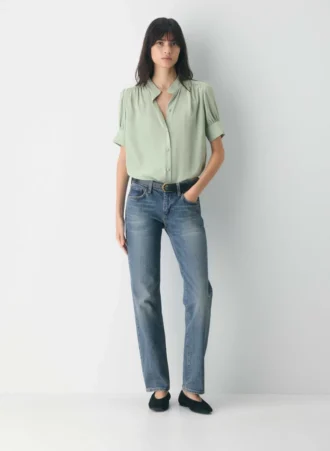 Delphine kortermet bluse