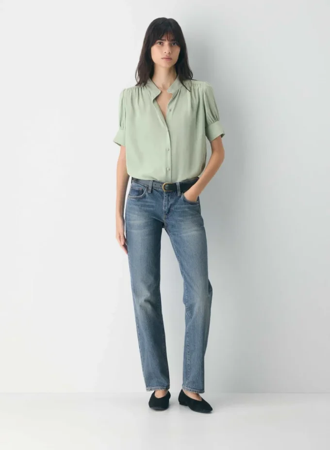 Delphine kortermet bluse