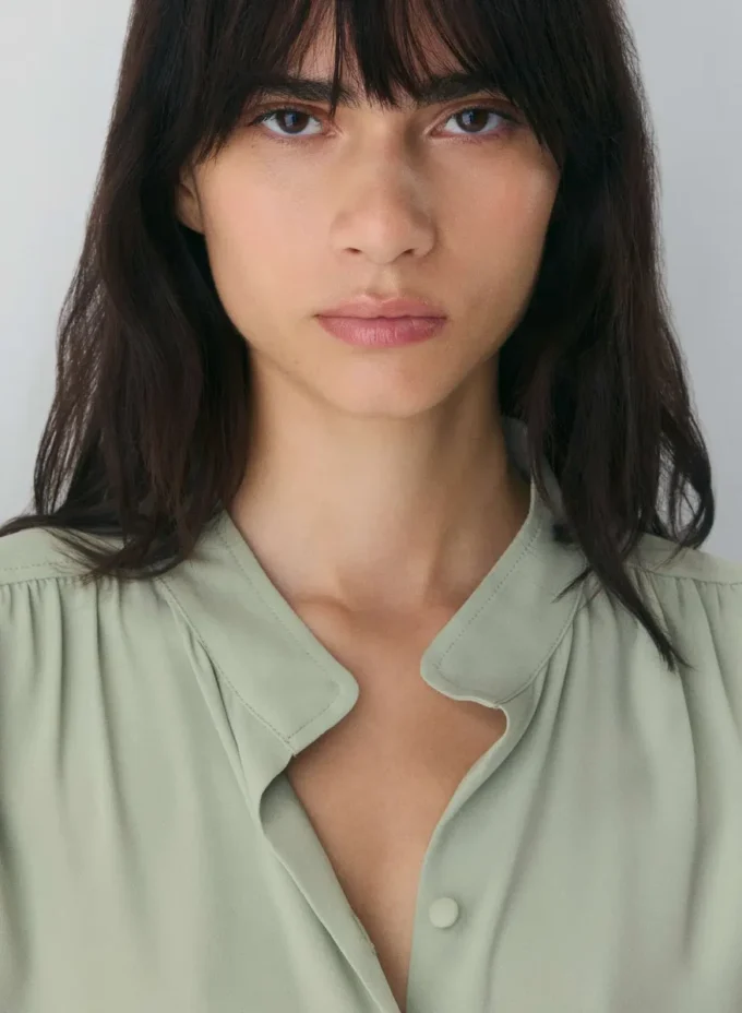 Delphine kortermet bluse