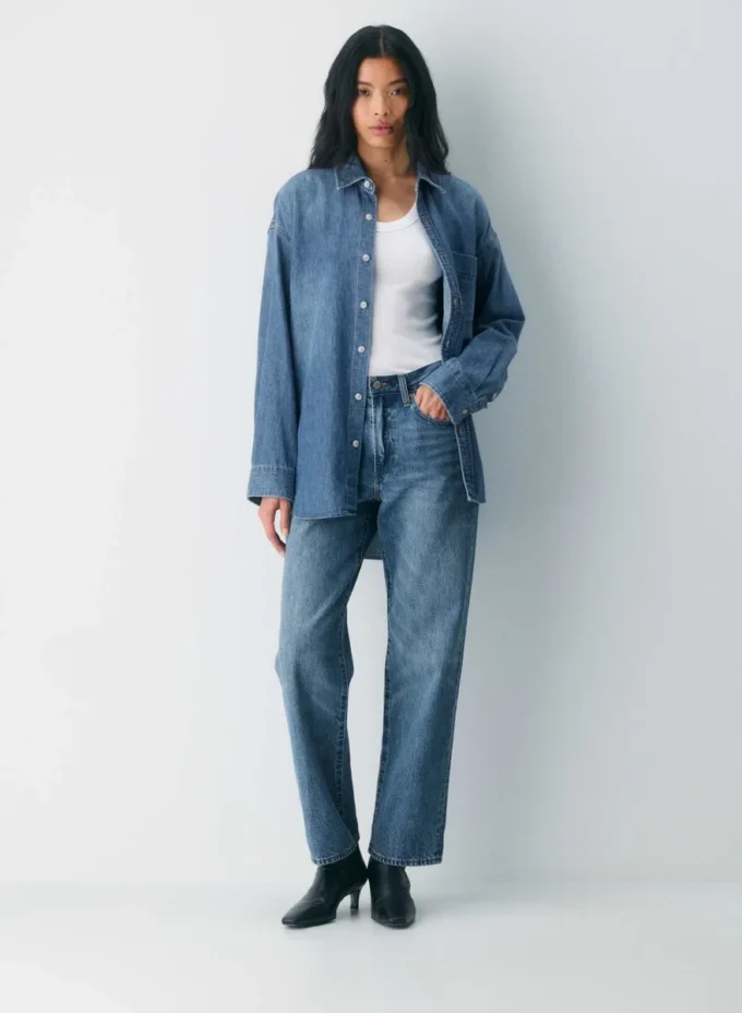 Denim Forum 80-talls Comfy Denim Shirt