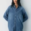 Denim Forum 80-talls Comfy Denim Shirt