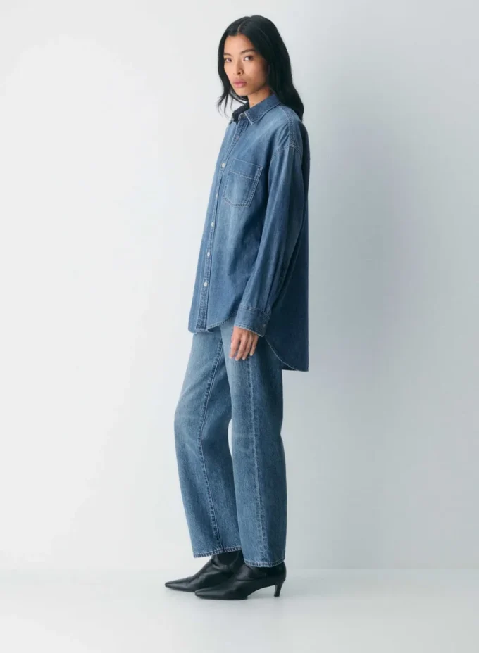 Denim Forum 80-talls Comfy Denim Shirt