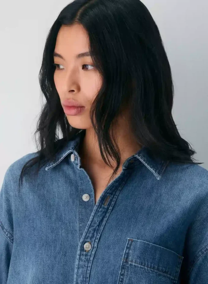 Denim Forum 80-talls Comfy Denim Shirt