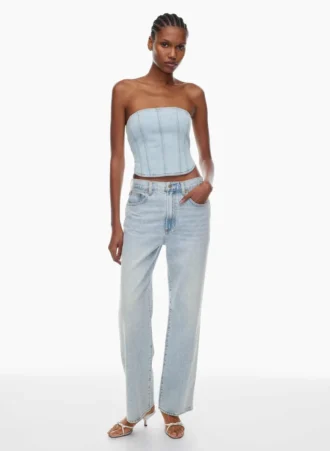 Denim Forum 90-tallet Debbie Denim Bustier