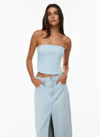 Denim Forum 90-tallet Debbie Denim Bustier