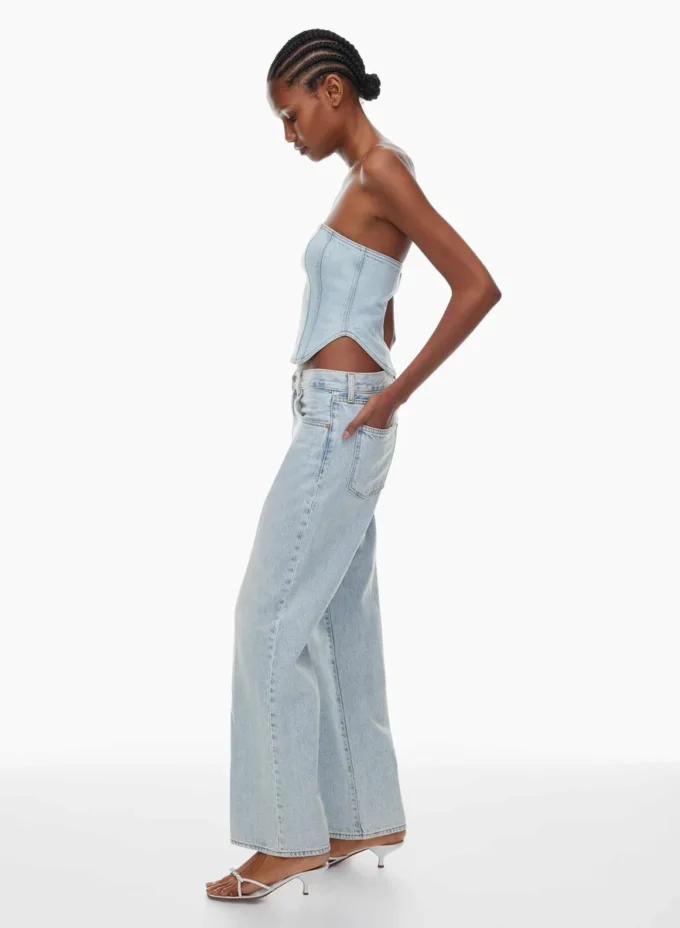 Denim Forum 90-tallet Debbie Denim Bustier Denim Forum 90-tallet Debbie Denim Bustier