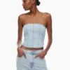 Denim Forum 90-tallet Debbie Denim Bustier Denim Forum 90-tallet Debbie Denim Bustier