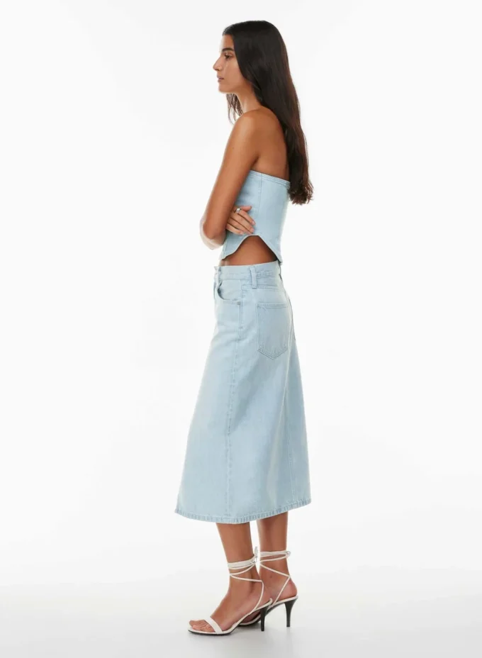 Denim Forum 90-tallet Debbie Denim Bustier Denim Forum 90-tallet Debbie Denim Bustier