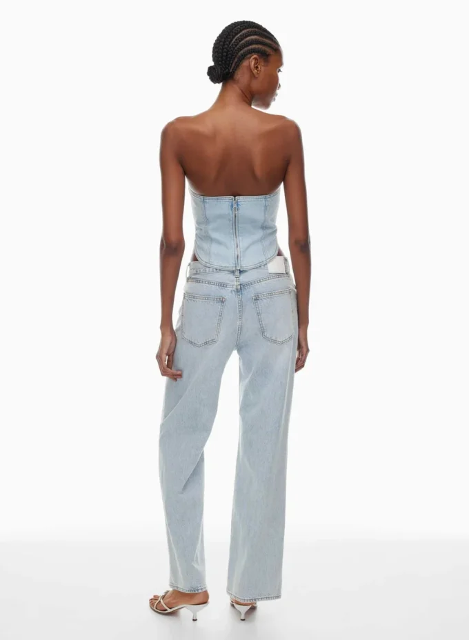 Denim Forum 90-tallet Debbie Denim Bustier Denim Forum 90-tallet Debbie Denim Bustier