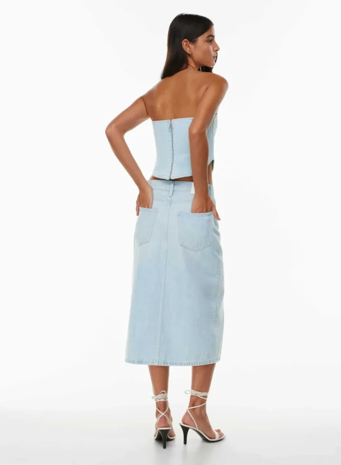 Denim Forum 90-tallet Debbie Denim Bustier Denim Forum 90-tallet Debbie Denim Bustier