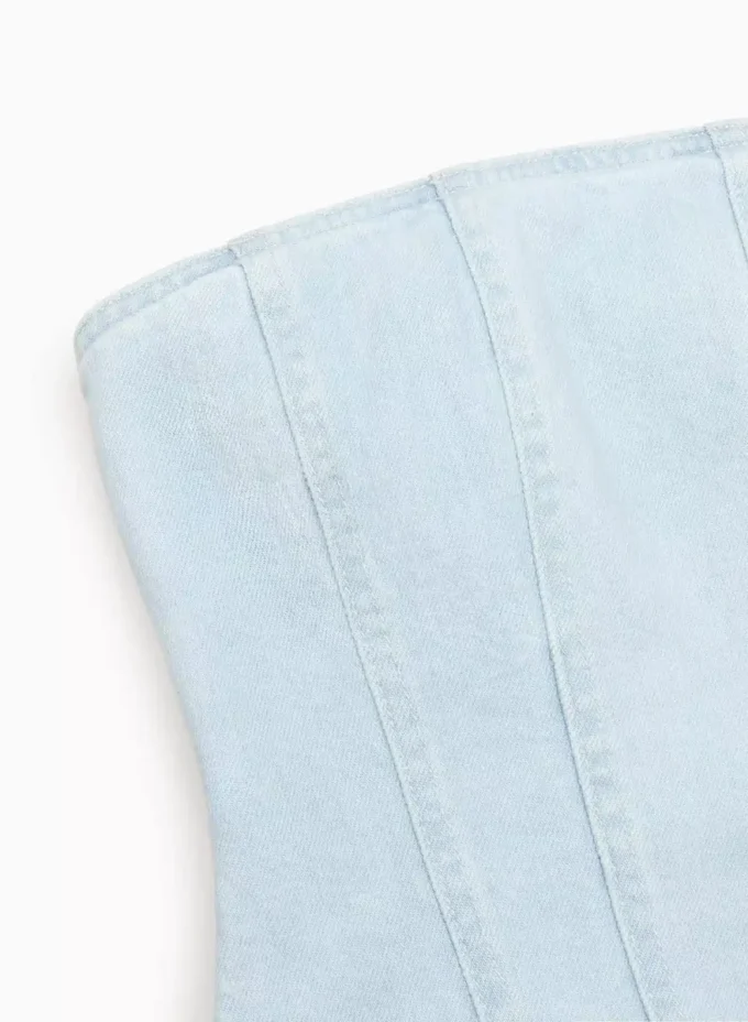 Denim Forum 90-tallet Debbie Denim Bustier Denim Forum 90-tallet Debbie Denim Bustier