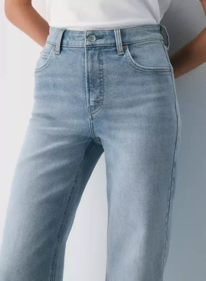 Denim Forum 90-tallet Snatched Hi-rise Wide Jean Denim Forum 90-tallet Snatched Hi-rise Wide Jean