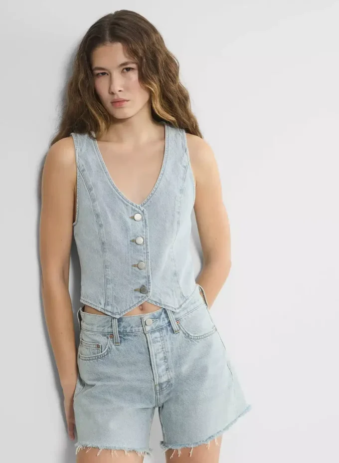Denim Forum 90-talls Mia denimvest Denim Forum 90-talls Mia denimvest