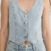 Denim Forum 90-talls Mia denimvest Denim Forum 90-talls Mia denimvest