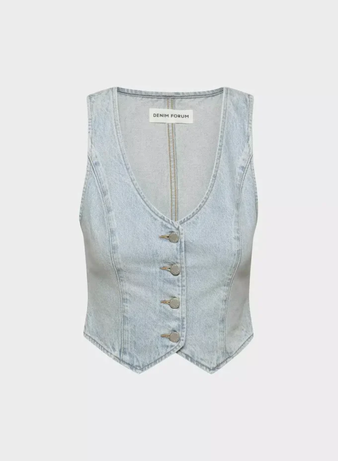 Denim Forum 90-talls Mia denimvest Denim Forum 90-talls Mia denimvest