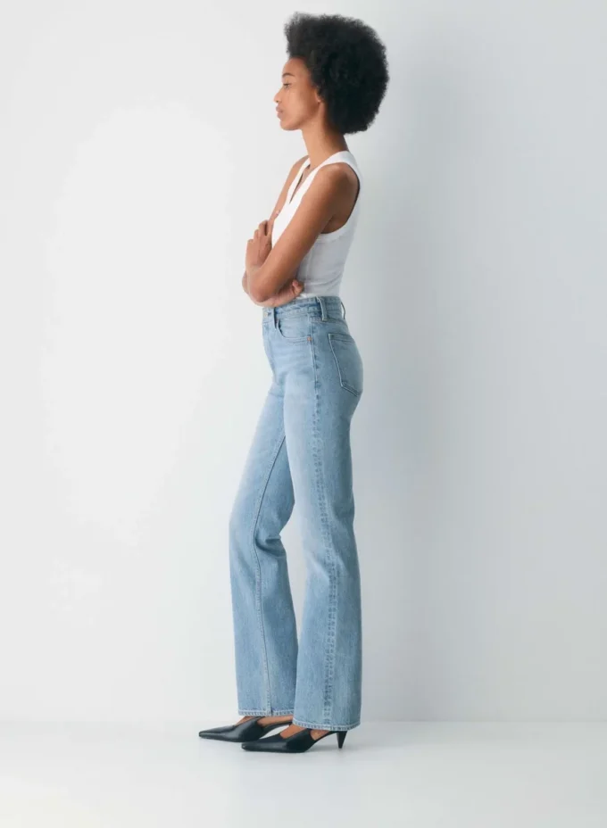 Denim Forum 90-talls Nina Hi-rise Slim Bootcut Jean Denim Forum 90-talls Nina Hi-rise Slim Bootcut Jean