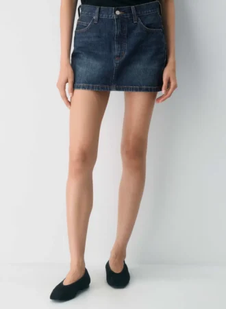 Denim Forum 90-talls Ricci-denimskjørt