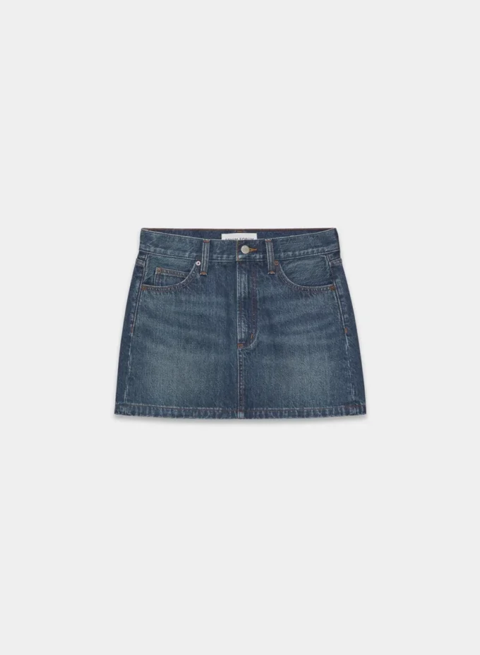 Denim Forum 90-talls Ricci-denimskjørt Denim Forum 90-talls Ricci-denimskjørt