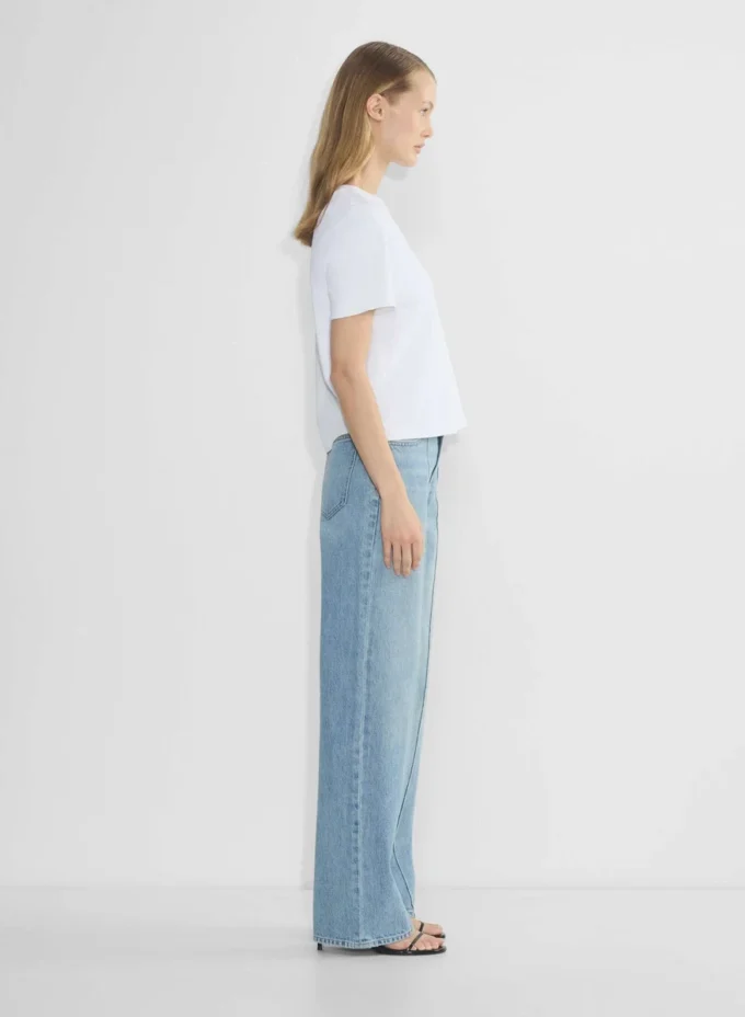 Denim Forum 90-talls skreddersydd jeans med høy midje og vid ben Denim Forum 90-talls skreddersydd jeans med høy midje og vid ben