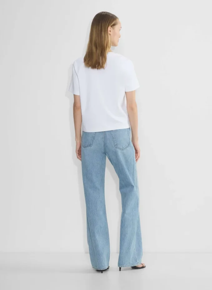 Denim Forum 90-talls skreddersydd jeans med høy midje og vid ben Denim Forum 90-talls skreddersydd jeans med høy midje og vid ben