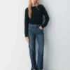 Denim Forum 90-talls Snatched Mid-rise Straight Jean Denim Forum 90-talls Snatched Mid-rise Straight Jean