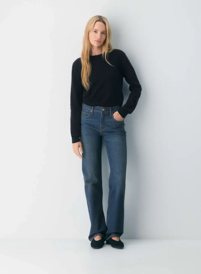 Denim Forum 90-talls Snatched Mid-rise Straight Jean Denim Forum 90-talls Snatched Mid-rise Straight Jean