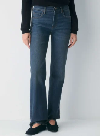 Denim Forum 90-talls Snatched Mid-rise Straight Jean