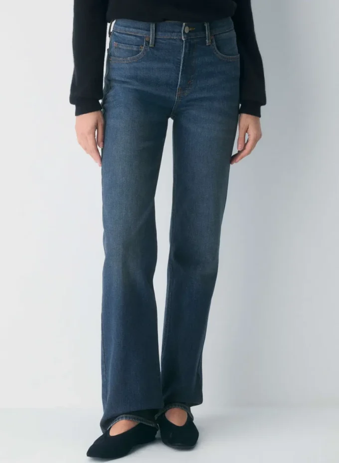 Denim Forum 90-talls Snatched Mid-rise Straight Jean Denim Forum 90-talls Snatched Mid-rise Straight Jean
