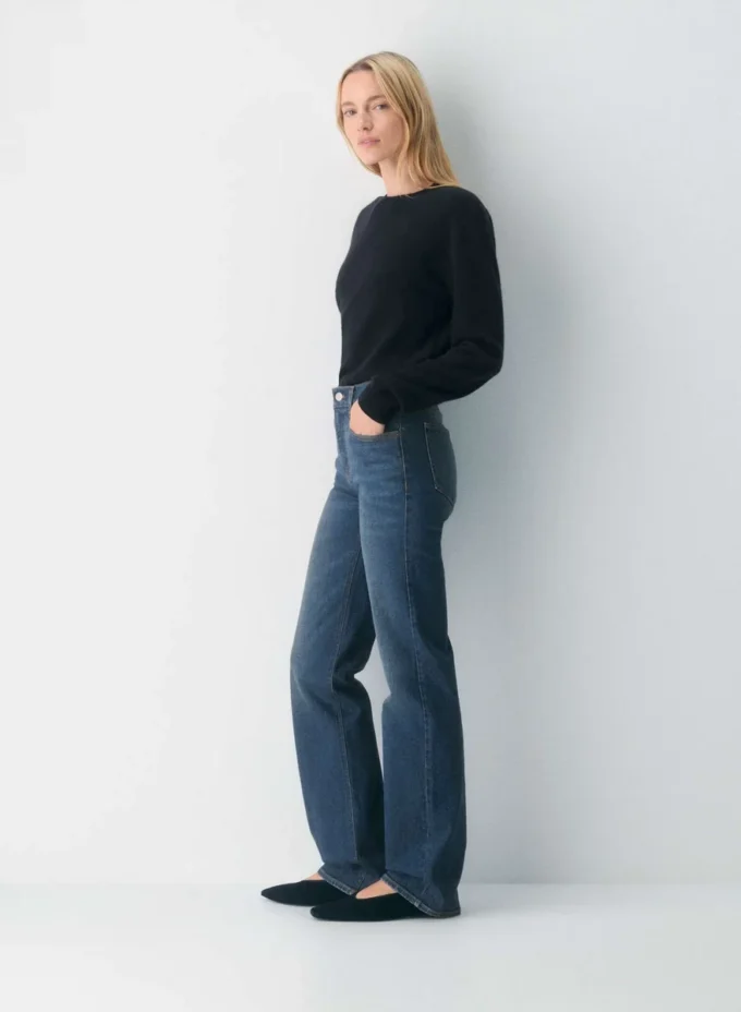 Denim Forum 90-talls Snatched Mid-rise Straight Jean Denim Forum 90-talls Snatched Mid-rise Straight Jean