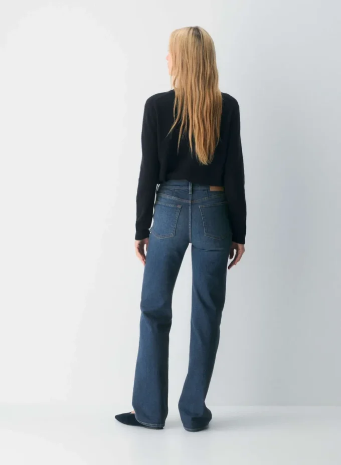 Denim Forum 90-talls Snatched Mid-rise Straight Jean Denim Forum 90-talls Snatched Mid-rise Straight Jean