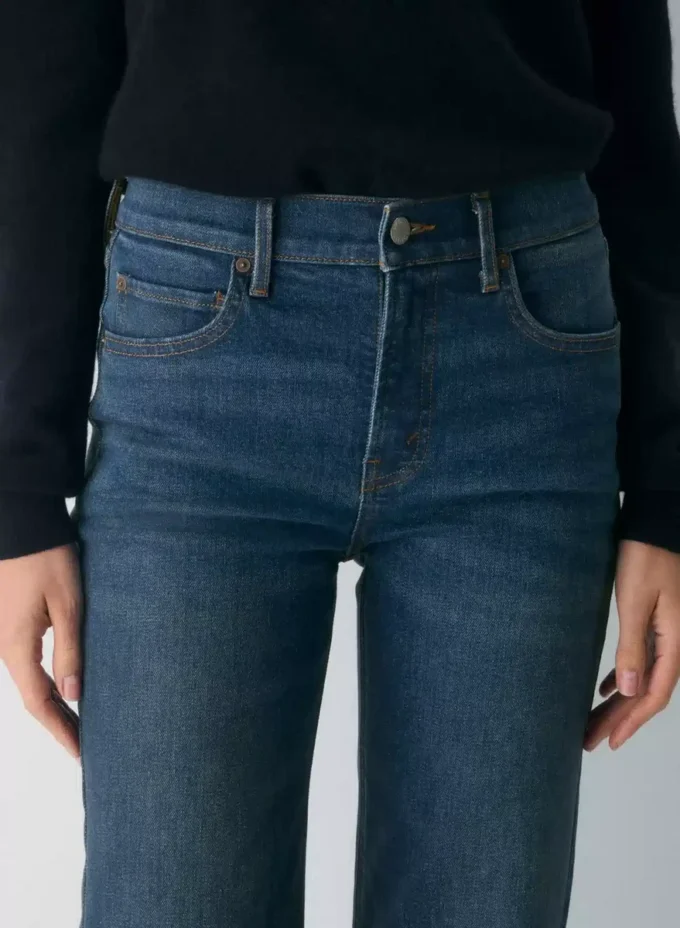 Denim Forum 90-talls Snatched Mid-rise Straight Jean Denim Forum 90-talls Snatched Mid-rise Straight Jean