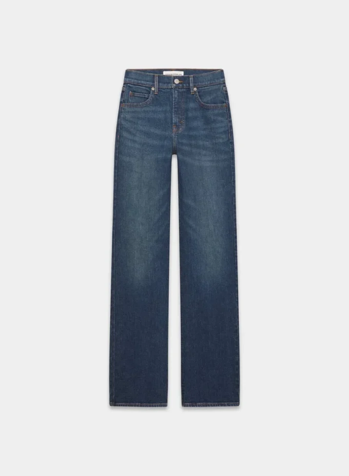 Denim Forum 90-talls Snatched Mid-rise Straight Jean Denim Forum 90-talls Snatched Mid-rise Straight Jean