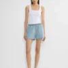 Denim Forum 90-talls So-soft Lo-rise Denim Short