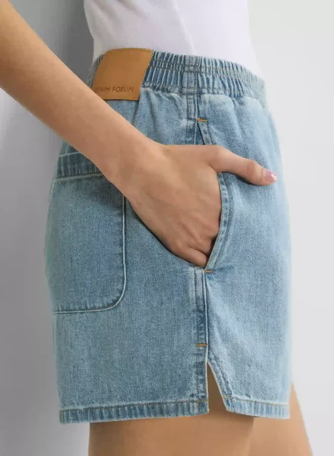 Denim Forum 90-talls So-soft Lo-rise Denim Short
